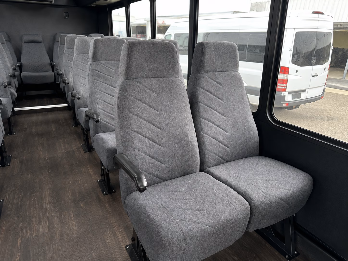 johns creek 18 passenger minibus interior