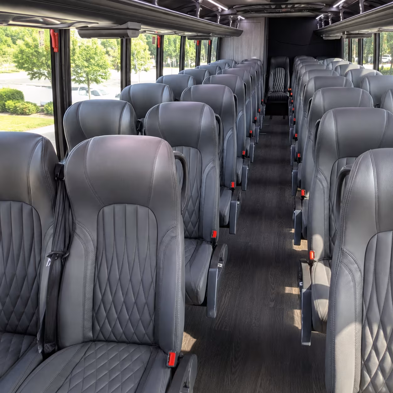 johns creek 25 passenger minibus inside