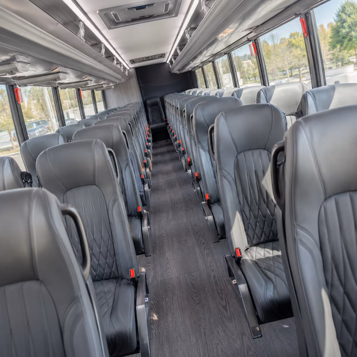 johns creek 25 passenger minibus interior
