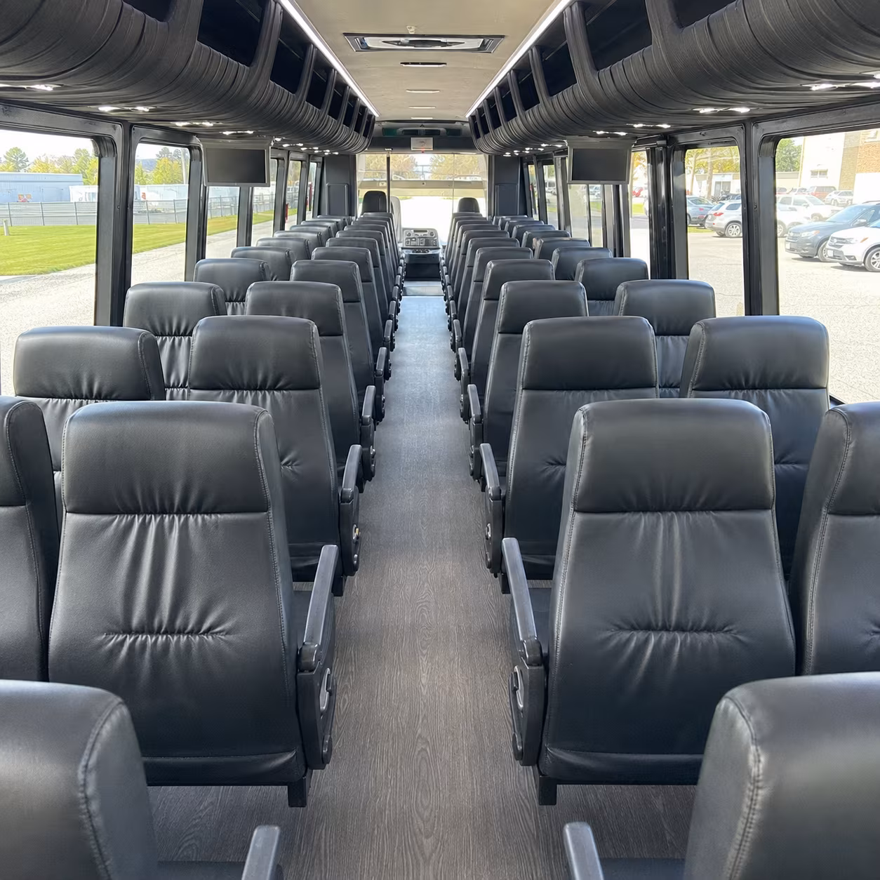johns creek 30 passenger minibus inside