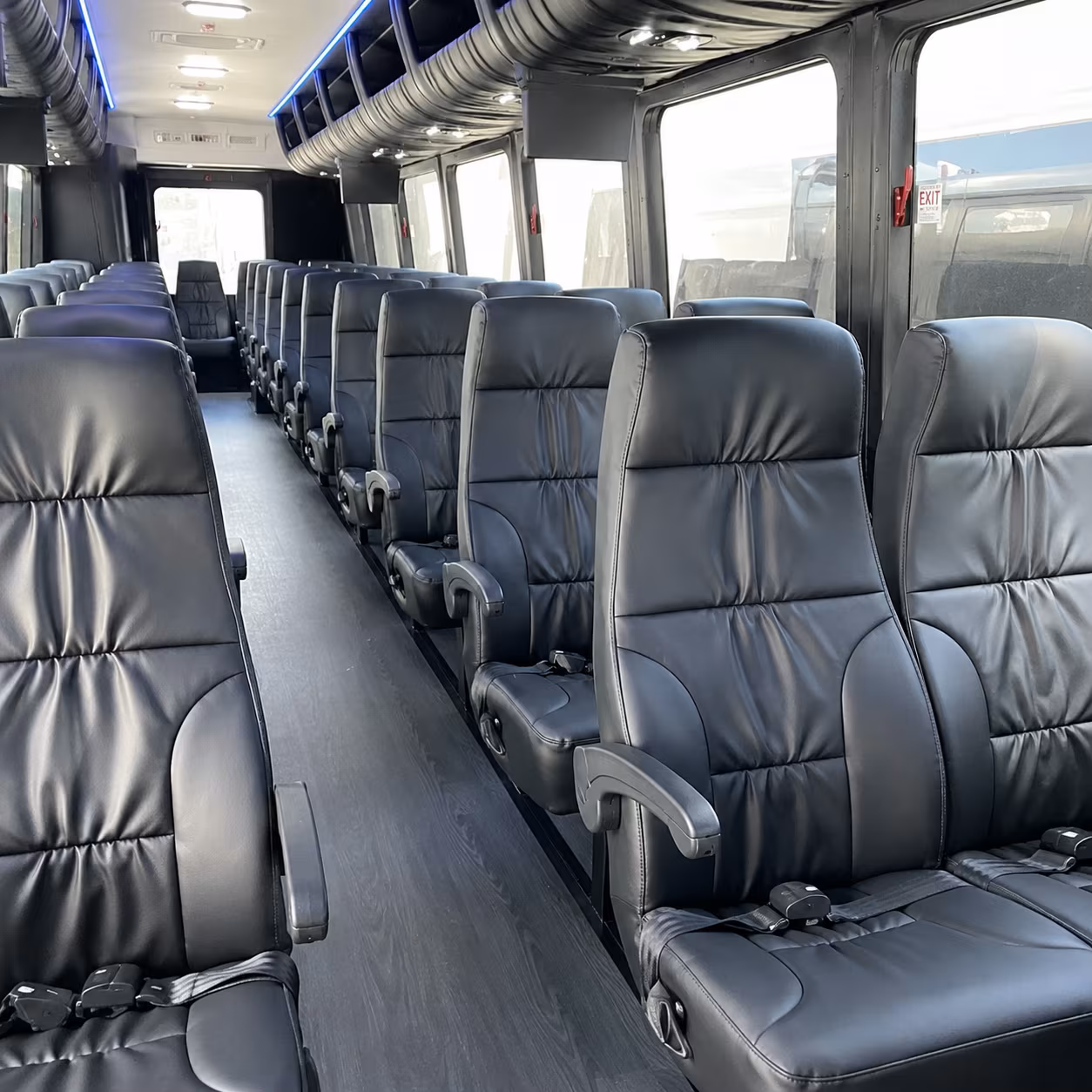 johns creek 35 passenger minibus interior