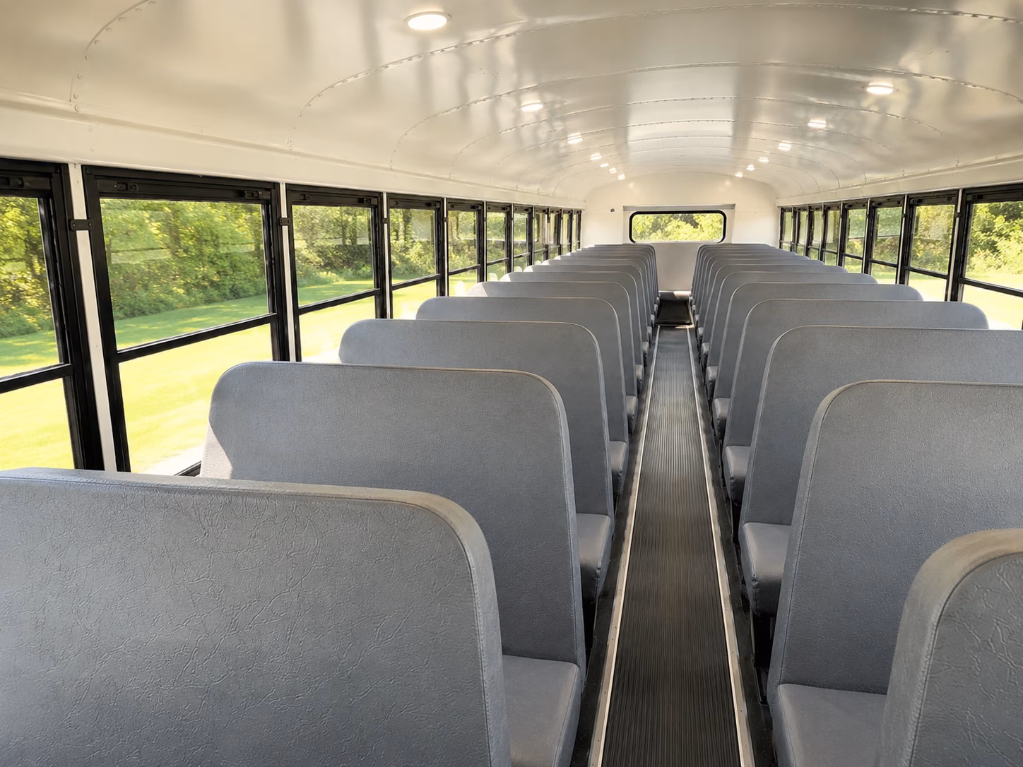 johns creek school bus inside
