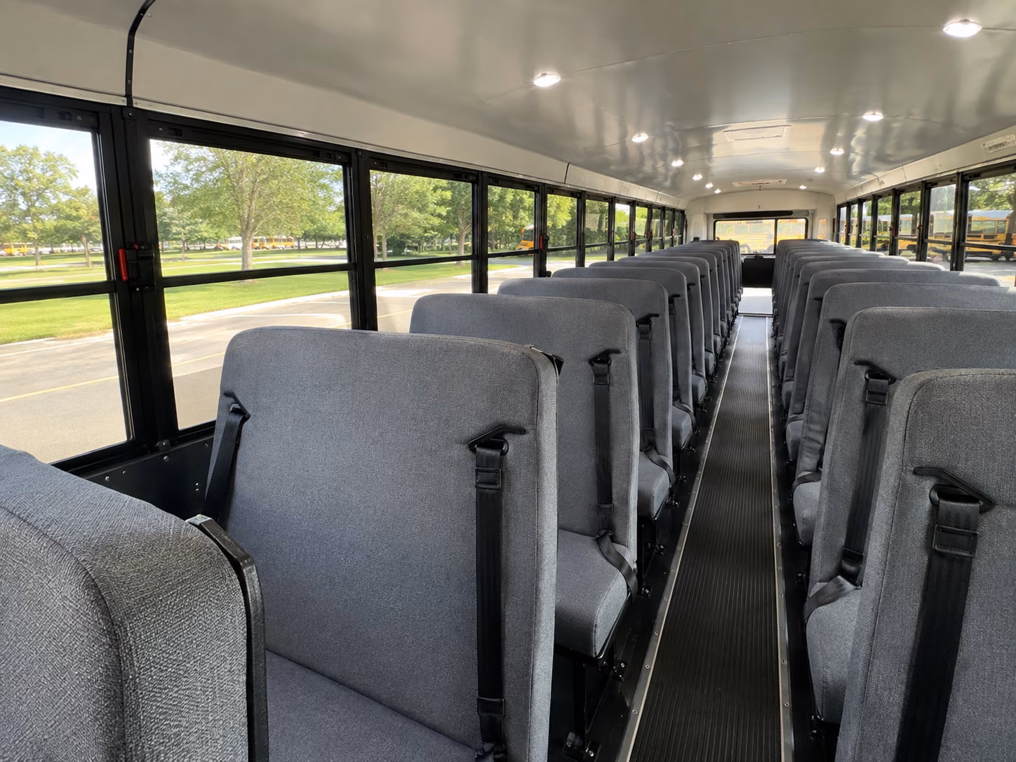 johns creek school bus interior