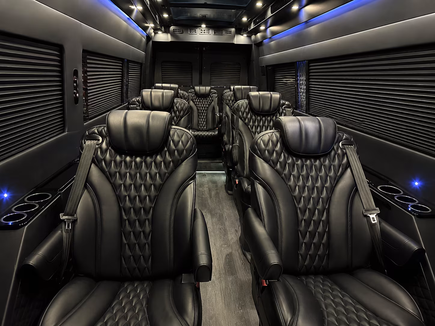 johns creek sprinter van with driver inside