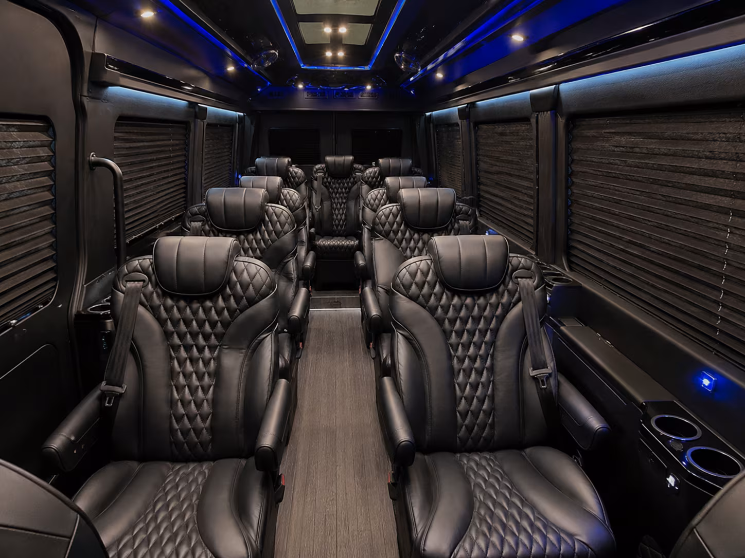 johns creek sprinter van with driver interior