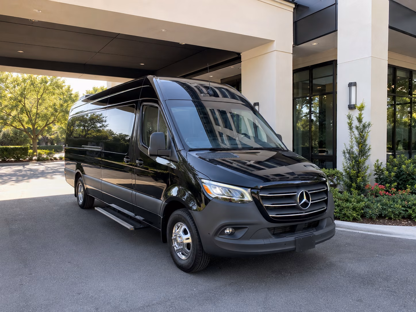 sprinter vans for executive and vip convention runs in johns creek